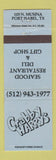Matchbook Cover - Crabby Harry's Restaurant Port Isabel TX