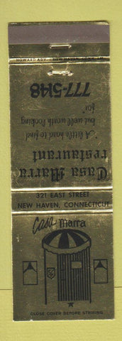 Matchbook Cover - Casa Marra Restaurant New Haven CT WEAR