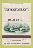 Matchbook Cover - S Soski Piroeff Malvern PA fast food equipment 40 Strike