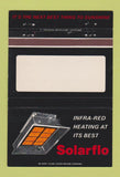 Matchbook Cover - Solarflo Heat Bedford Heights OH 40 Strike