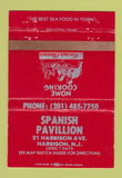 Matchbook Cover - Spanish Pavillion Harrison NJ WEAR 40 Strike