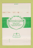 Matchbook Cover - Franklin and Downs Funeral Homes Modesto CA 40 Strike