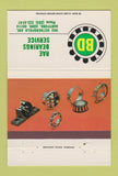 Matchbook Cover - Rae Bearings Service Hartford CT 40 Strike