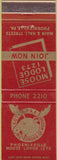 Matchbook Cover - Matchbook Cover Moose Lodge Phoenixville PA