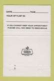 Matchbook Cover - The Haircut Salon Evansville IN 40 Strike