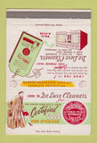 Matchbook Cover - DeLuxe Cleaners Fur Storage Stamford CT 40 Strike
