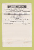 Matchbook Cover - Reading Railroad Historic PA Match Club RED 40 Strike
