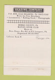 Matchbook Cover - Reading Railroad Historic PA Match Club GREEN 40 Strike