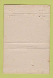 Matchbook Cover - Vic's Texaco oil gas Bossier City LA Christmas 40 Strike