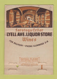 Matchbook Cover - Lyell Avenue Liquor Store Rochester NY WEAR 40 Strike