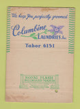 Matchbook Cover - Columbine Laundry Denver Colorado Zoric 40 Strike