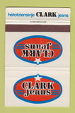 Matchbook Cover - Clark Jeans 40 Strike