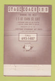 Matchbook Cover - Stage Coach Inn Vancouver WA 40 Strike