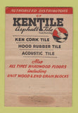 Matchbook Cover - Yaeger Floor Company Rochester NY WEAR 40 Strike