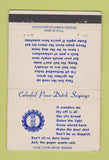 Matchbook Cover - PA Dutch Sayings American Business Club Allentown PA 40 Strike