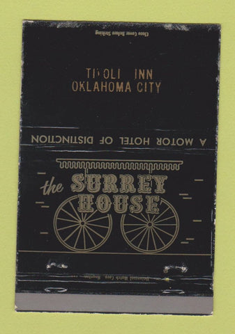 Matchbook Cover - Surrey House Houston TX IMPRINT WEAR 40 Strike