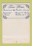Matchbook Cover - Tara House Peaches Lounge 40 Strike