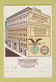 Matchbook Cover - Peoples Federal Savings and Loan Wheeling WV 40 Strike
