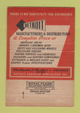 Matchbook Cover - Detroit Chemical Specialties Detroit MI 40 Strike