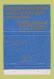 Matchbook Cover - Florida National Bank Coral Gables FL EW Ripple 40 Strike