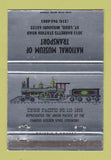 Matchbook Cover - National Museum of Transport railroad St Louis MO 40 Strike