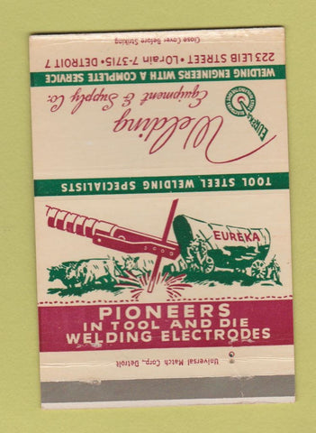 Matchbook Cover - Pioneer Tool Die Welding Detroit MI 40 Strike