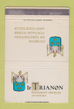 Matchbook Cover - Le Trianon Restaurant San Francisco CA French WEAR 40 Strike