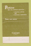 Matchbook Cover - Pattison Supply Cleveland OH 1972 industrial supply 40 Strike