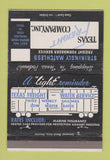 Matchbook Cover - Texas Freight Company 40 Strike
