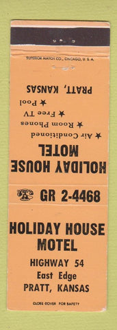 Matchbook Cover - Holiday House Motel Pratt KS