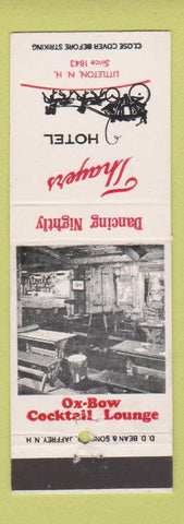 Matchbook Cover - Thayers Hotel Littleton NH DD Bean