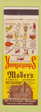 Matchbook Cover - Mader's German Restaurant Milwaukee WI