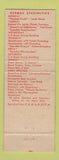 Matchbook Cover - Mader's German Restaurant Milwaukee WI