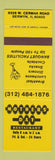 Matchbook Cover - Mothers Day Restaurant Berwyn IL