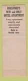 Matchbook Cover - Hotel Chandler Chesterfield Rockford IL