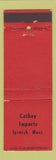 Matchbook Cover - Cathay Imports Ipswich MA WEAR DD Bean