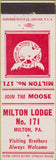 Matchbook Cover - Matchbook Cover Moose Lodge Milton PA