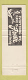 Matchbook Cover - Moneta Bar Cafe Motel Moneta WY