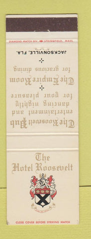 Matchbook Cover - Hotel Roosevelt Jacksonville FL