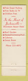 Matchbook Cover - Hotel Roosevelt Jacksonville FL