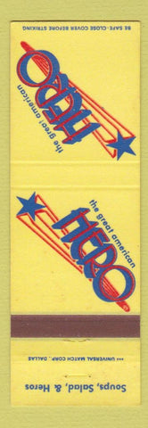 Matchbook Cover - Hero Restaurant
