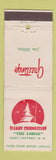 Matchbook Cover - The Lodge East Jaffrey NH Christmas