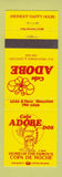 Matchbook Cover - Cafe Adobe Houston TX Mexican