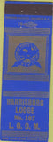 Matchbook Cover - Matchbook Cover Moose Lodge Harrisburg PA