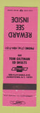 Matchbook Cover - Ed Shults Chevrolet Jamestown NY