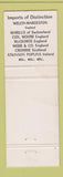 Matchbook Cover - Max Beauvais Montreal QC store WEAR