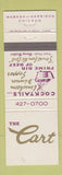 Matchbook Cover - The Cart Chicago IL restaurant