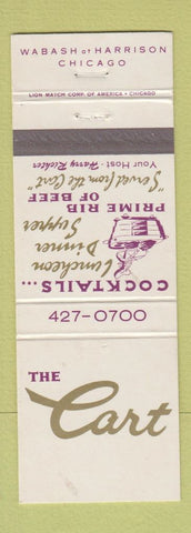Matchbook Cover - The Cart Chicago IL restaurant