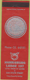 Matchbook Cover - Matchbook Cover Moose Lodge Harrisburg PA