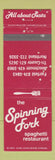 Matchbook Cover - Spinning Fork Restaurant Spaghetti WEAR